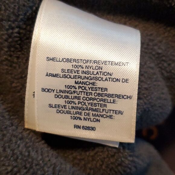 LANDS' END SQUALL SKI SNOW RAIN JACKET ORANGE GRAY SIZE XL BIG BOYS SIZE 18-20 - Picture 7 of 13